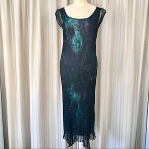 Layered dress with sparkles